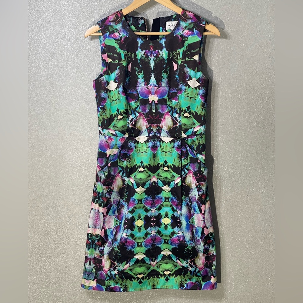 Milly Coco Multicolor Mini Dress - Size 8